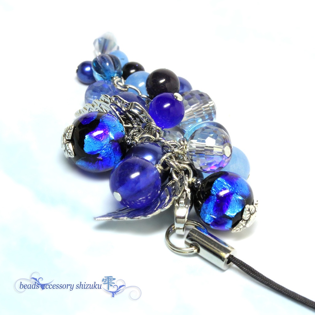 ホタル玉ストラップ*ブルー
