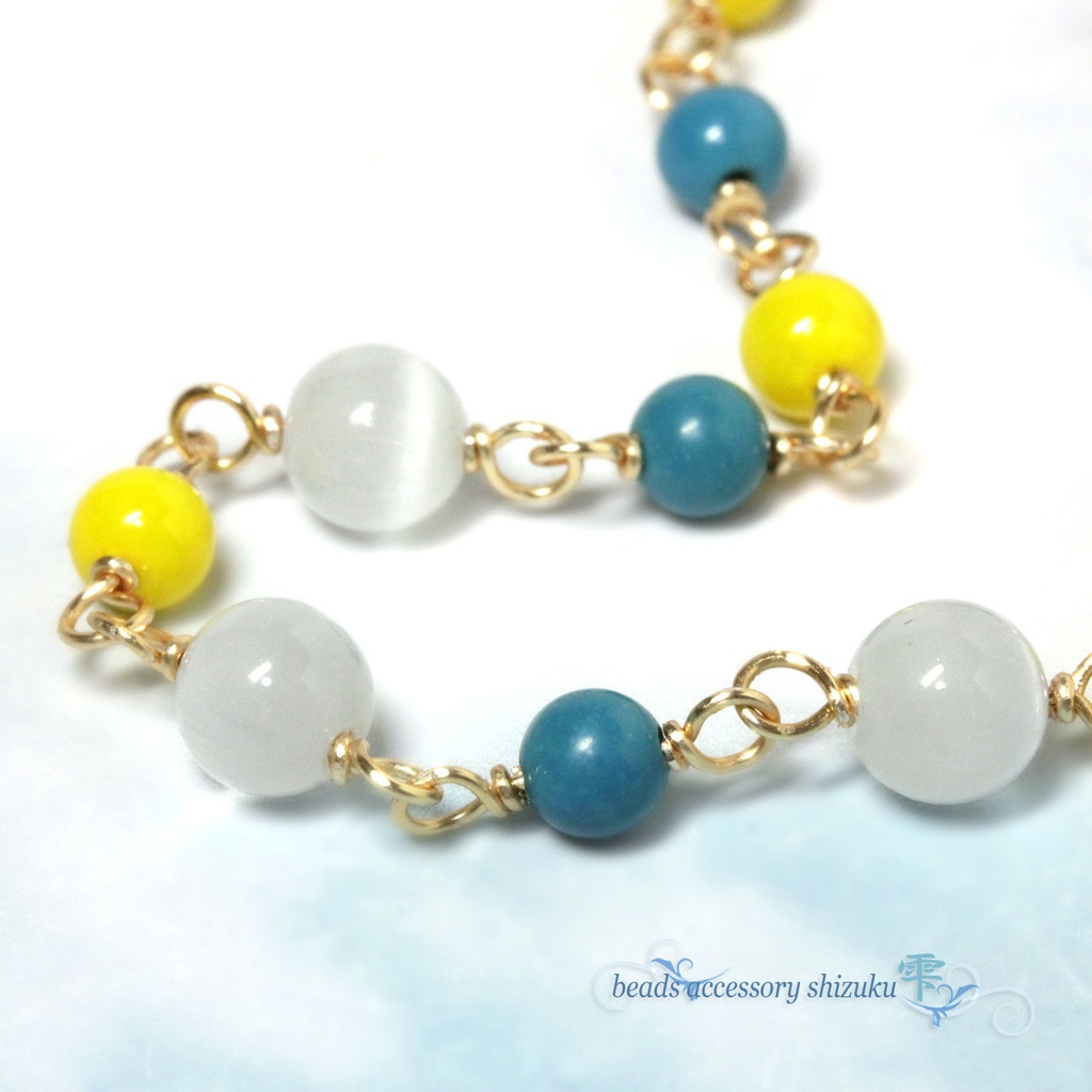 天然石ブレスレットP*ターコイズ