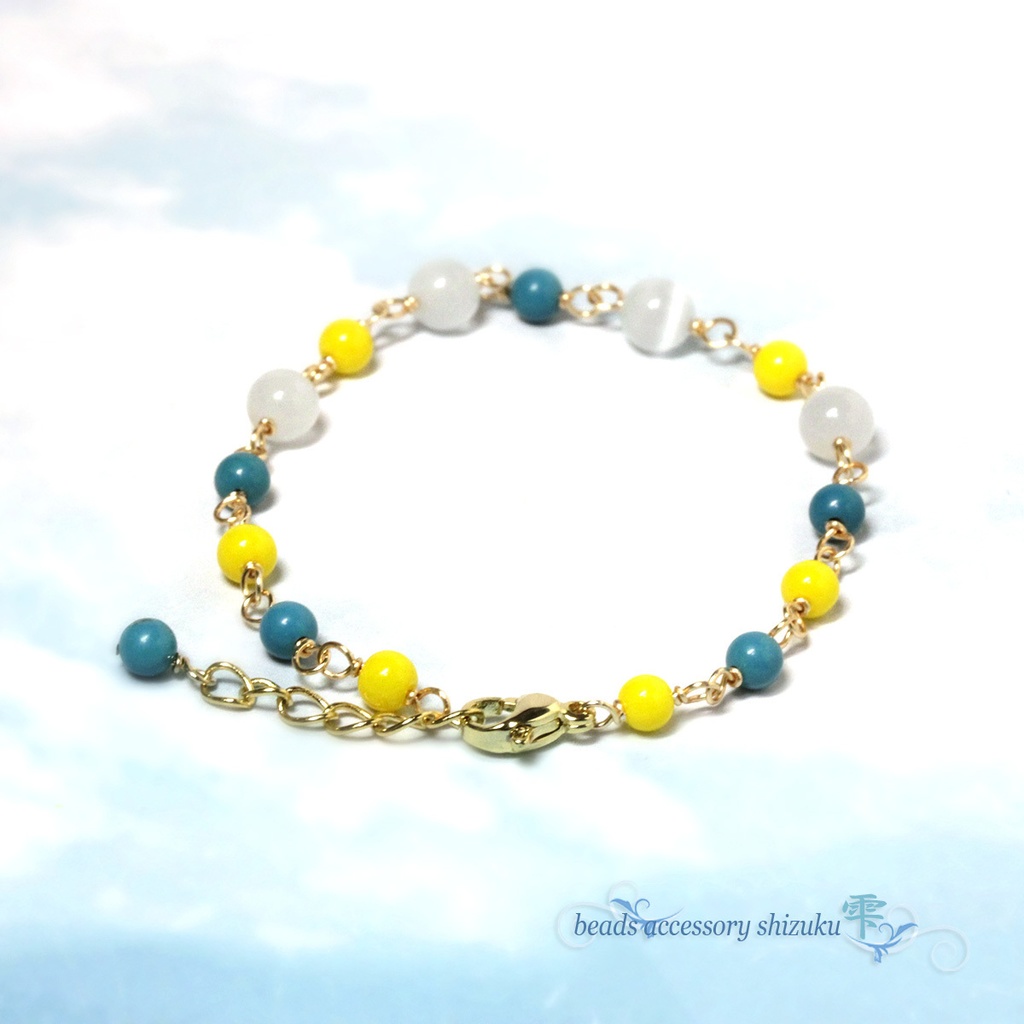 天然石ブレスレットP*ターコイズ