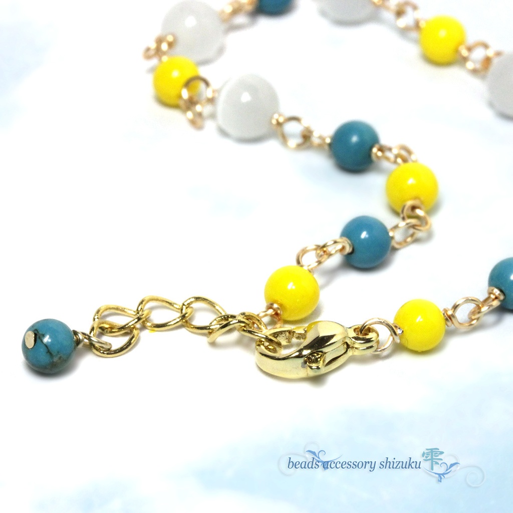 天然石ブレスレットP*ターコイズ