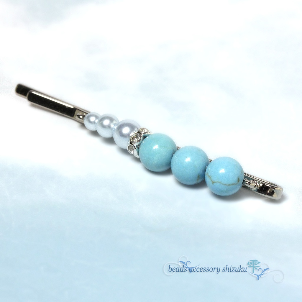 天然石 ヘアピン2種セット