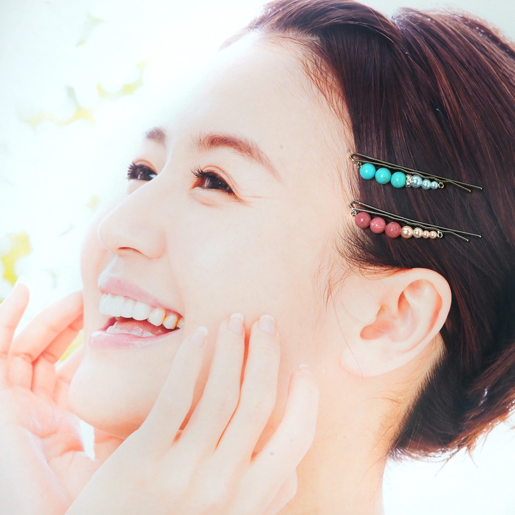 天然石 ヘアピン2種セット