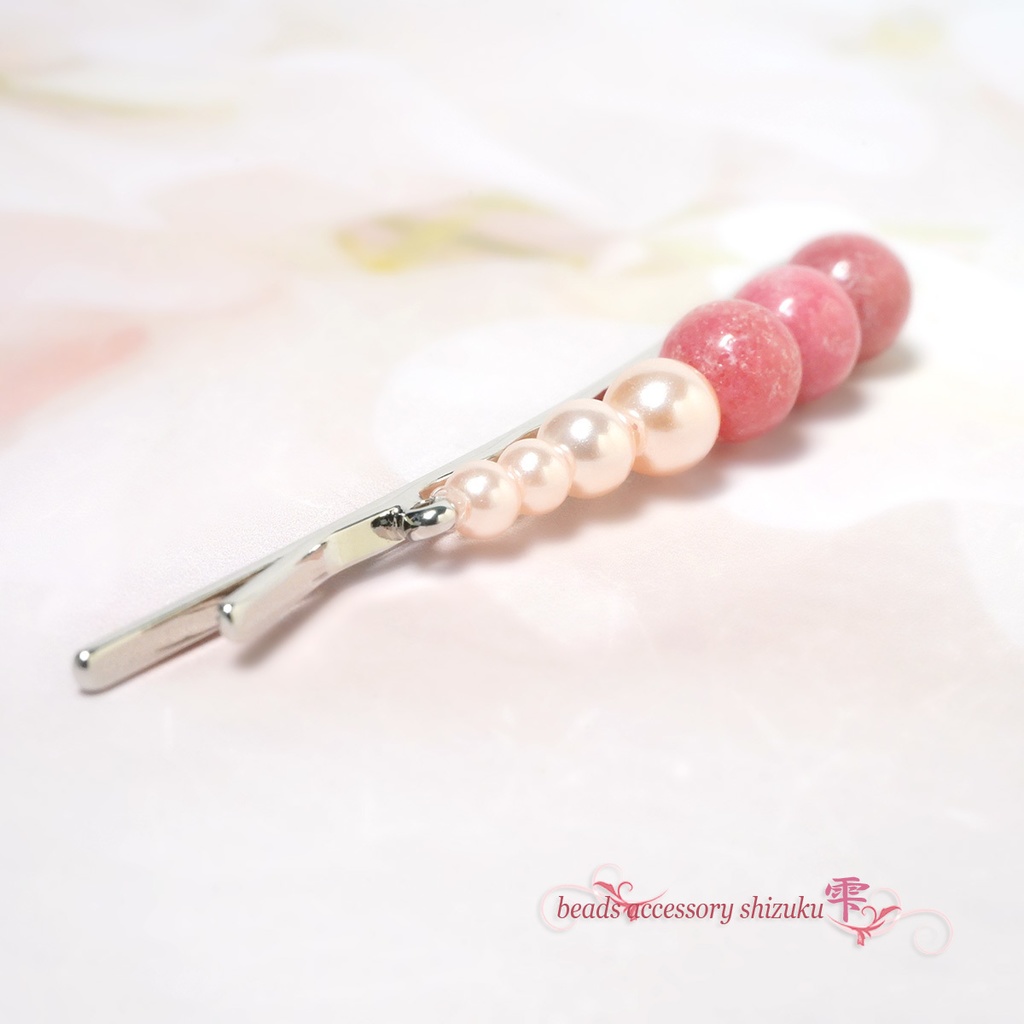 天然石 ヘアピン2種セット