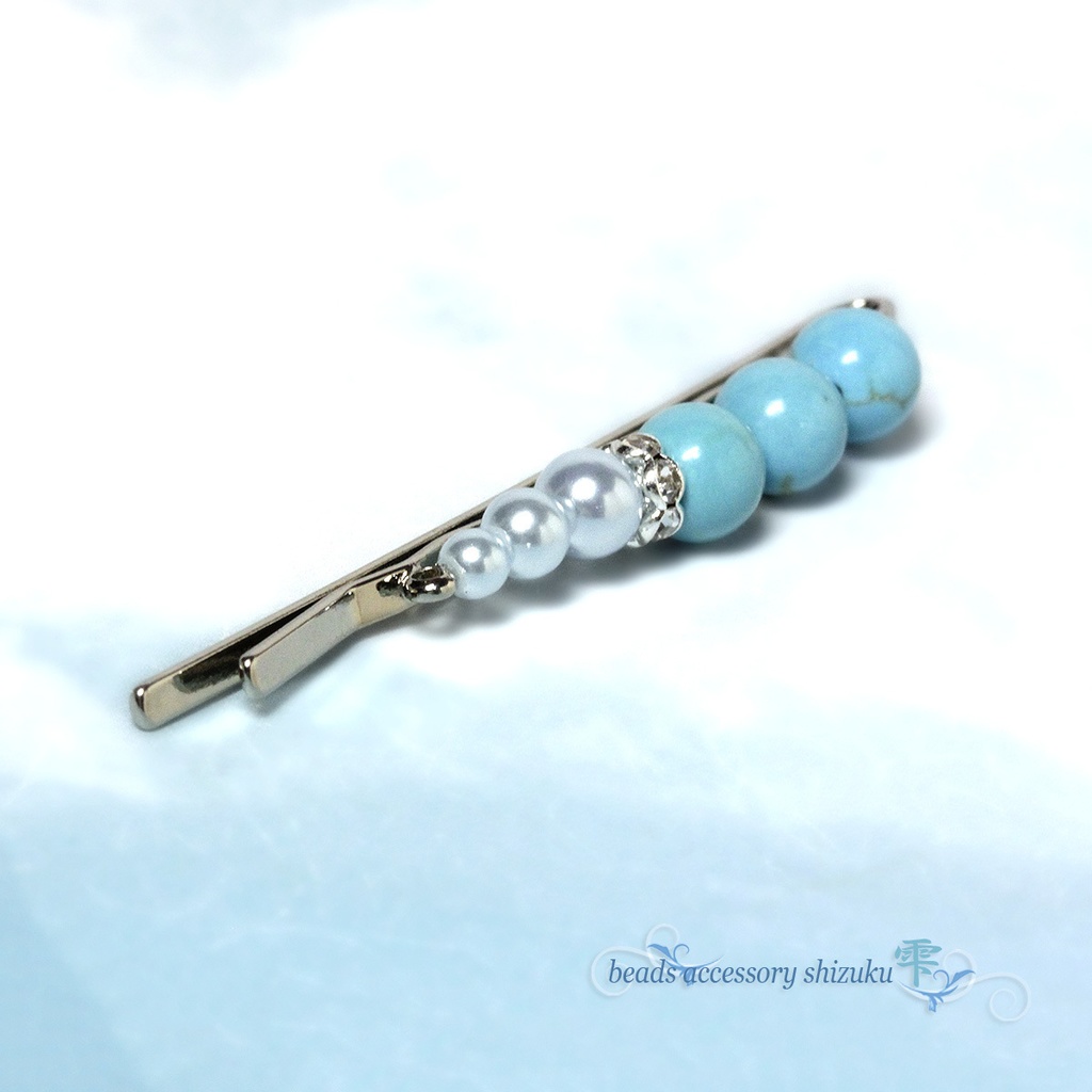 天然石 ヘアピン2種セット