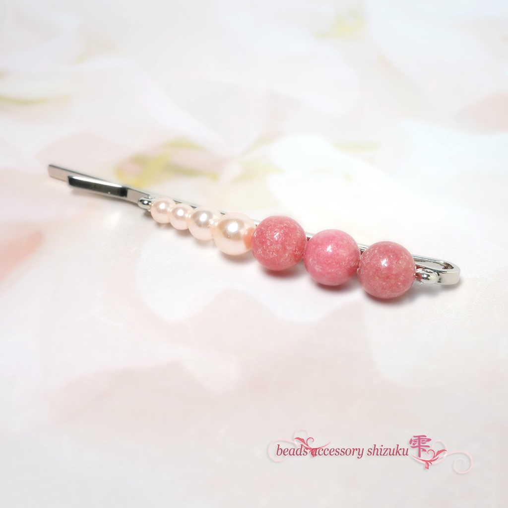 天然石 ヘアピン2種セット