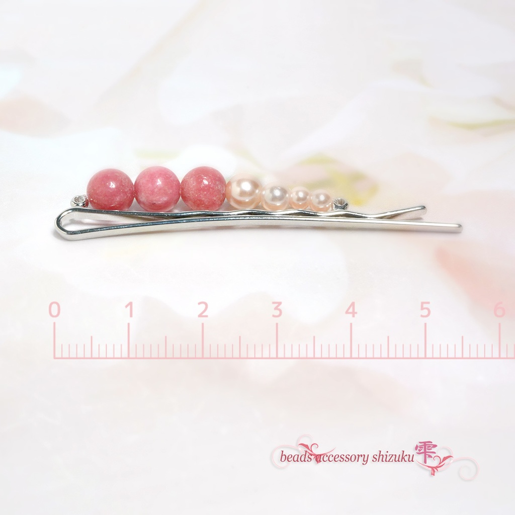天然石 ヘアピン2種セット