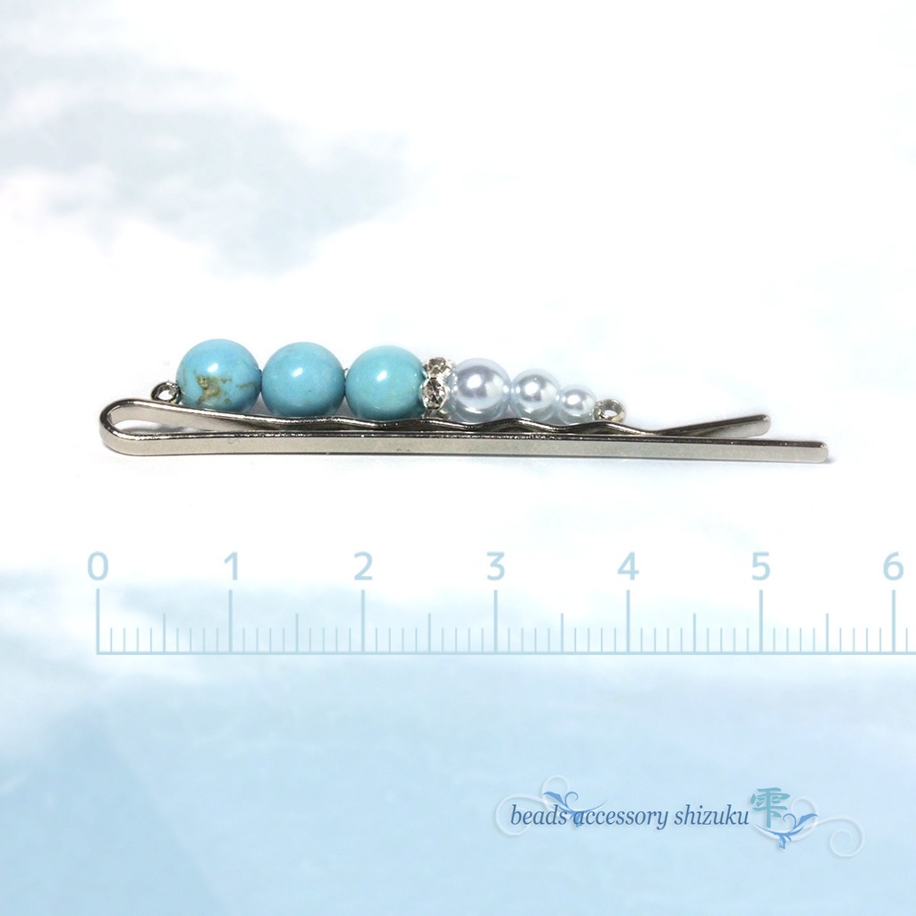 天然石 ヘアピン2種セット