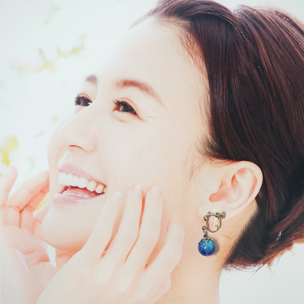 星屑ブルーイヤリング/ピアス