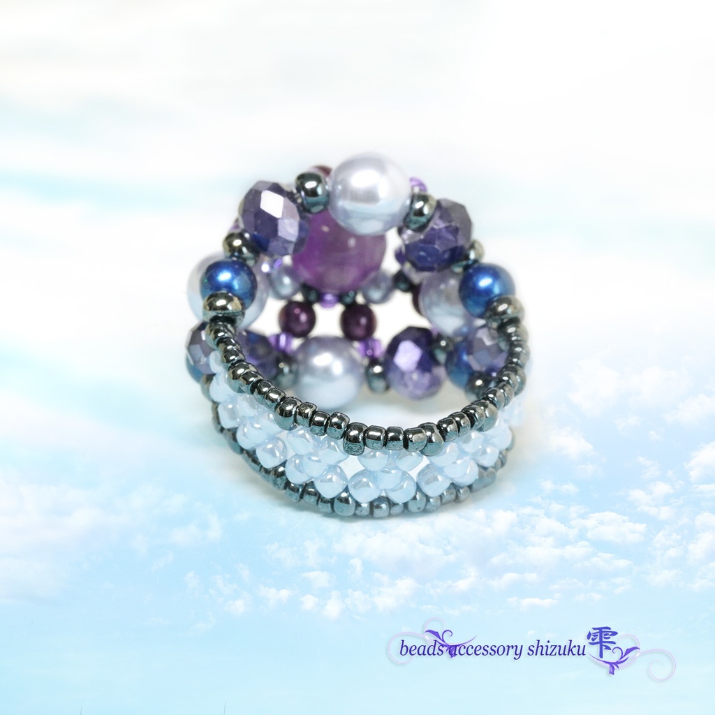 天然石リングB*アメジスト