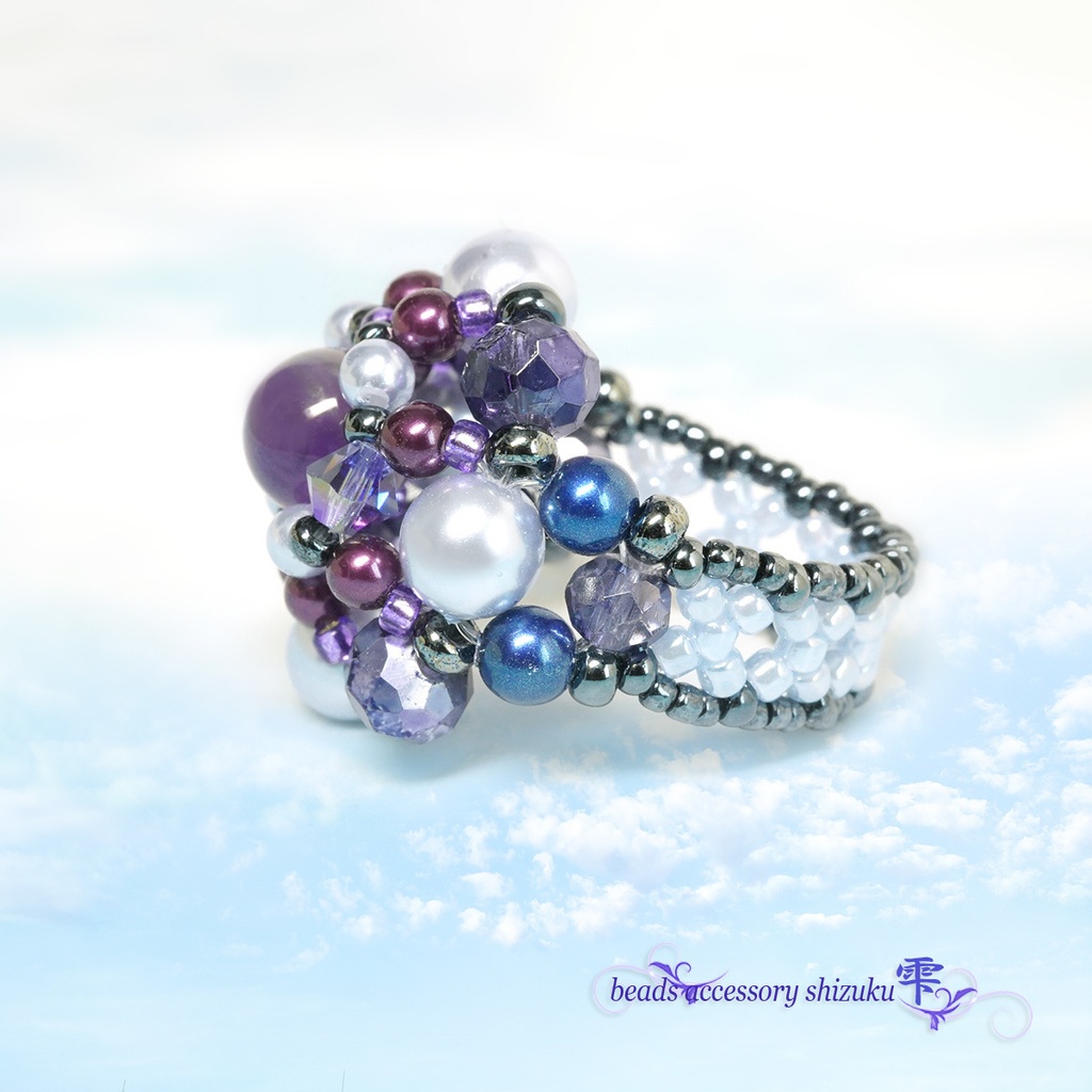 天然石リングB*アメジスト