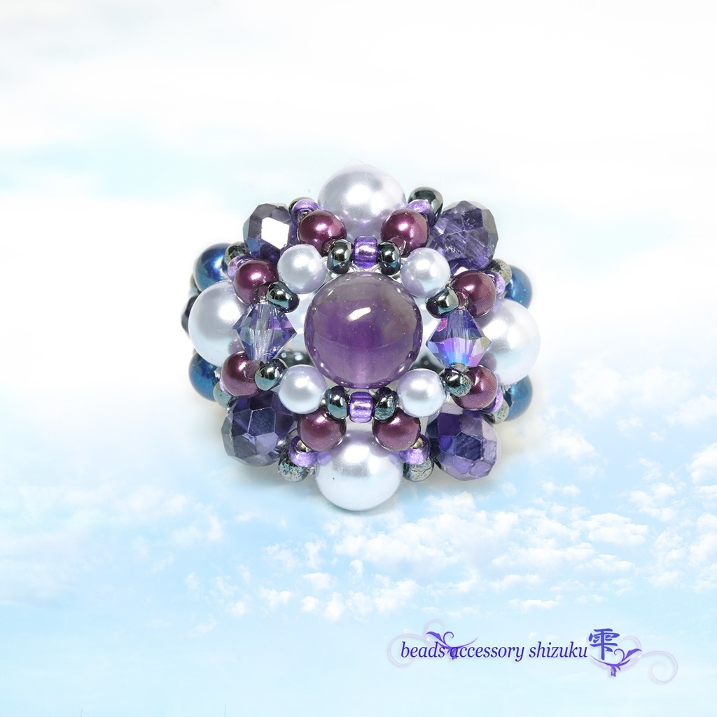 天然石リングB*アメジスト