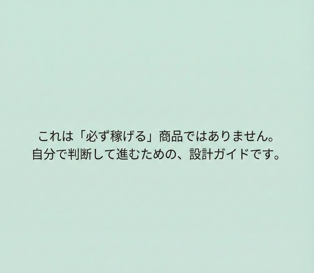 副業で月5万円を目指す人のための、決めておきたい進め方― 90日で「迷わず動ける状態」をつくる設計