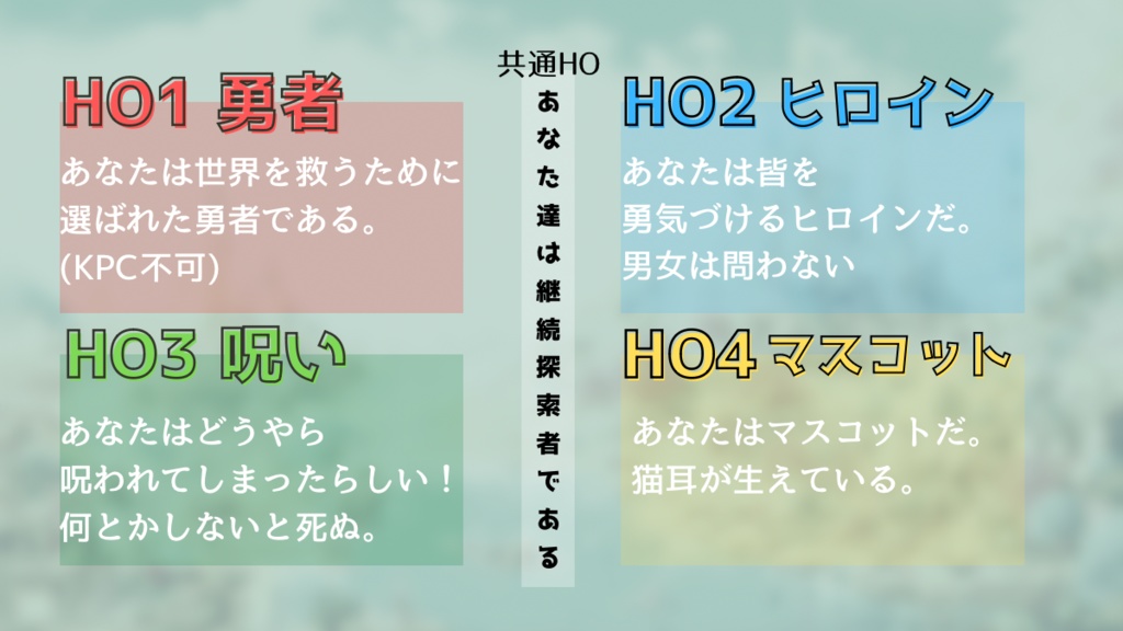 CoCシナリオ「3歩歩けば幻夢境」SPLL:E110709