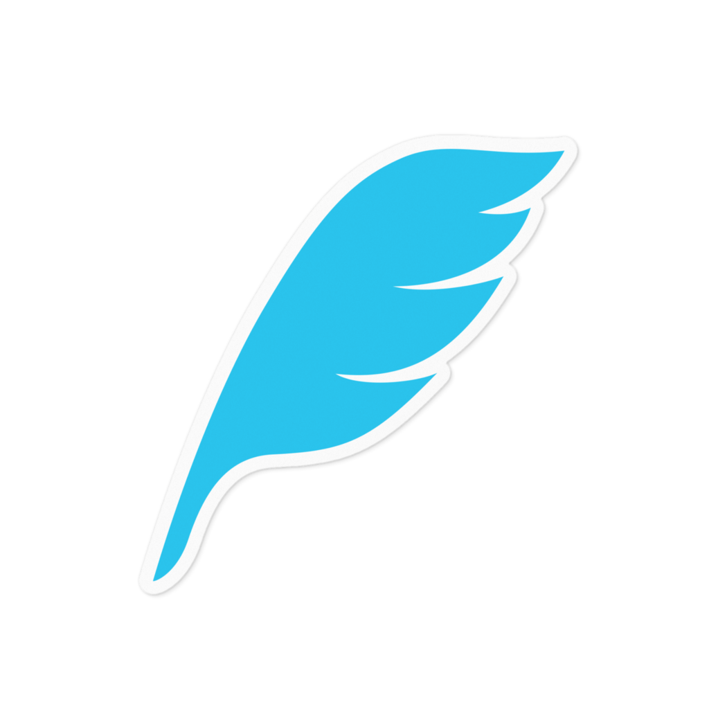 feather ステッカー