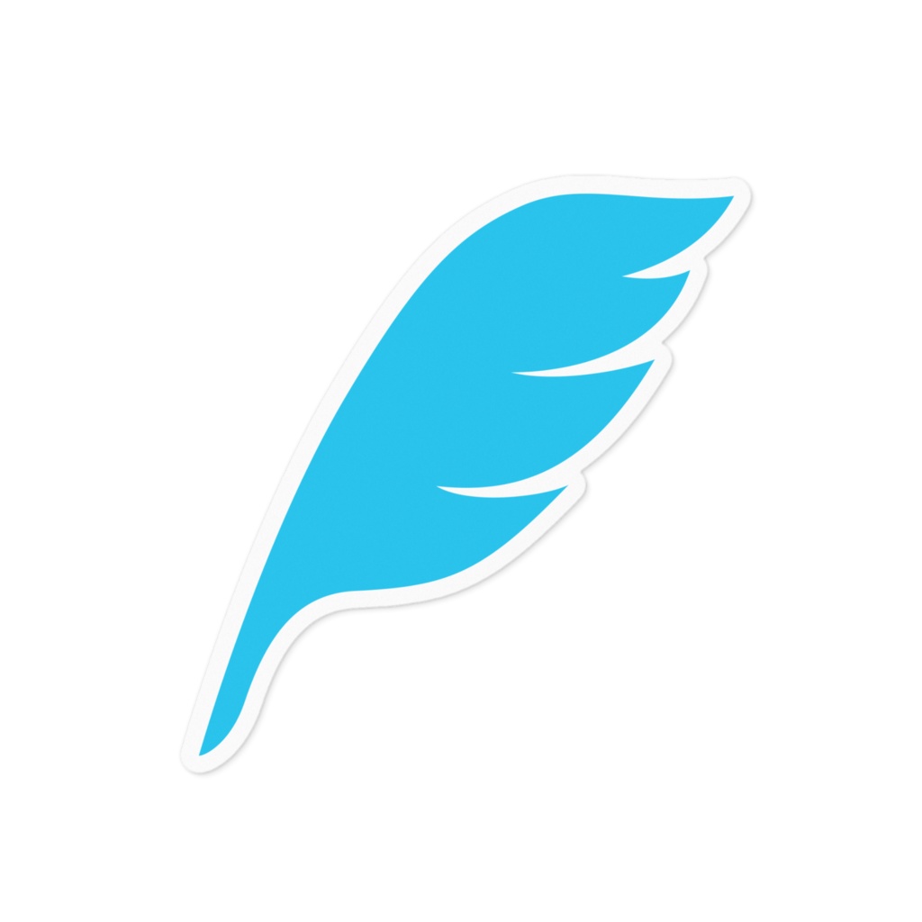 feather ステッカー
