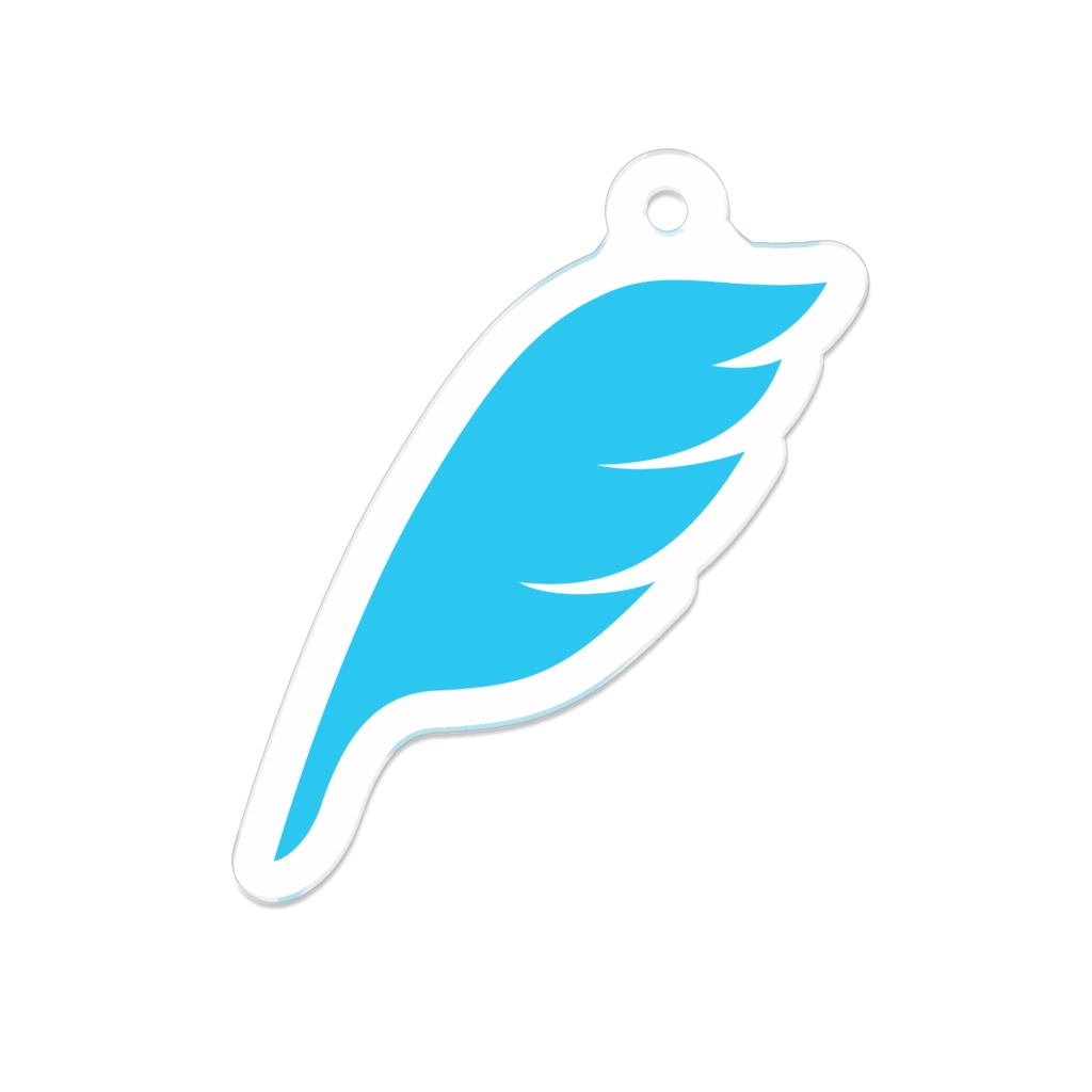 feather アクリルキーホルダー