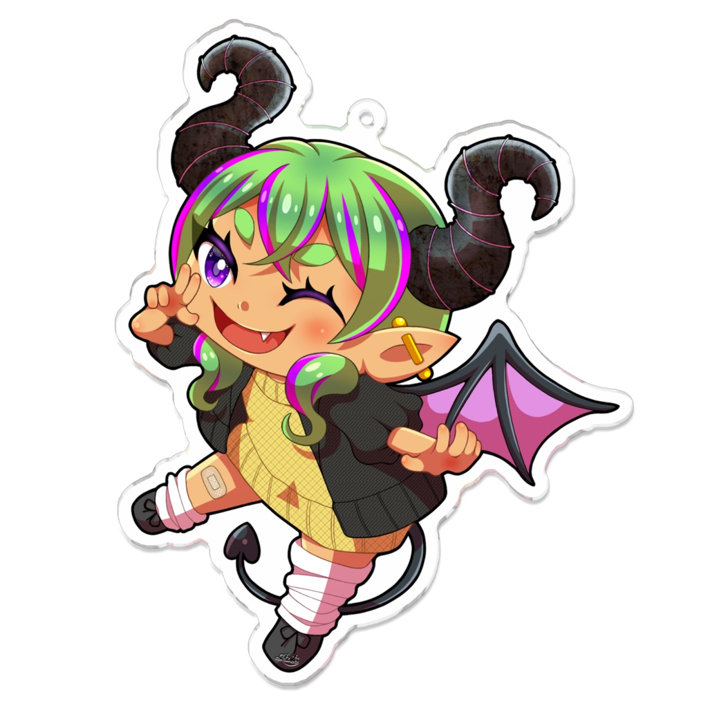 アクリルキーホルダー【悪魔ちゃん】
