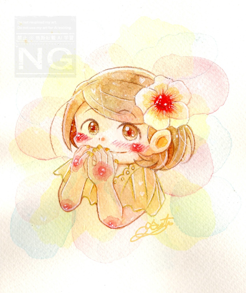 【はがき / A5】アナログイラストリクエスト