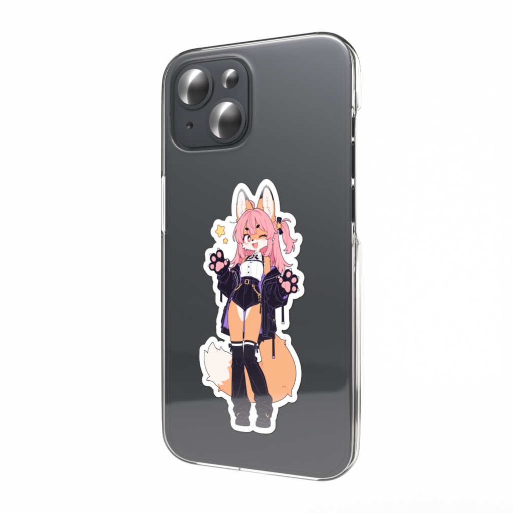 ピンクちゃん スマホステッカー