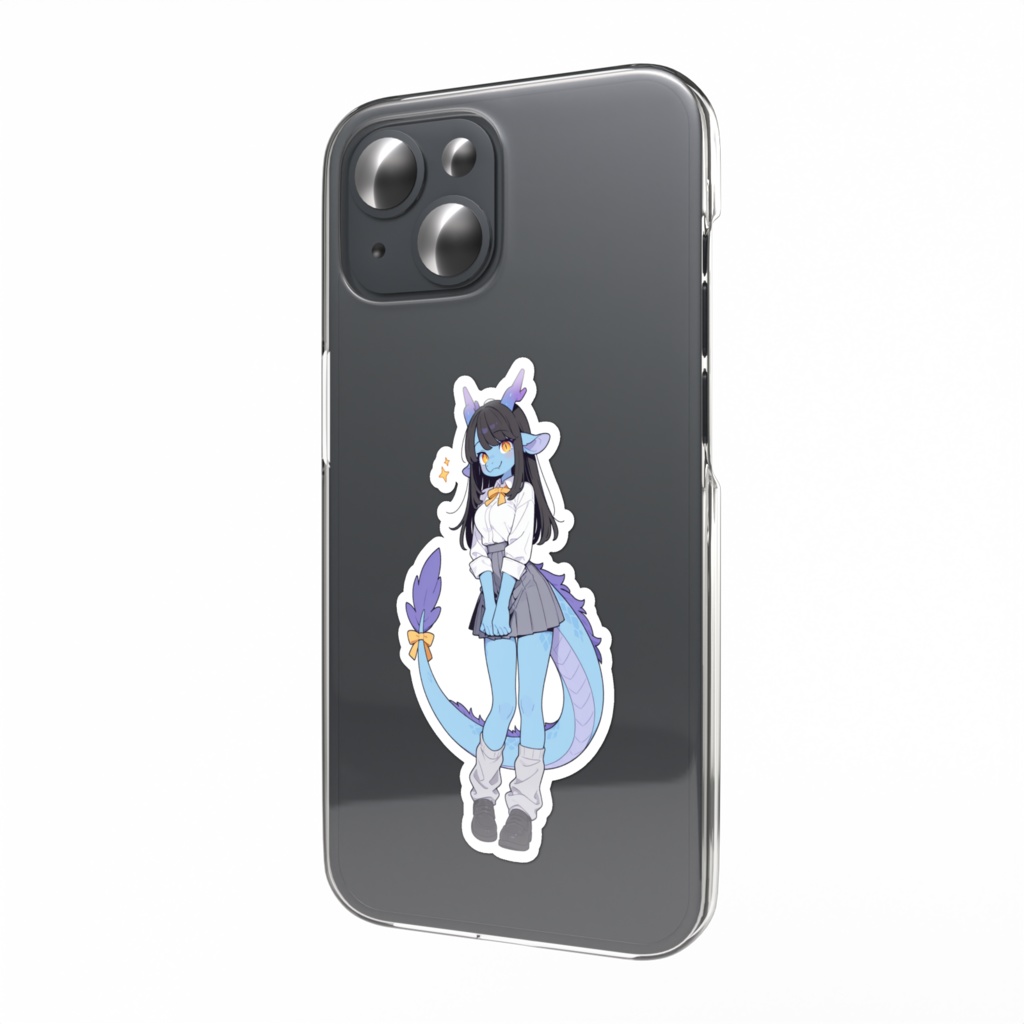 ドラゴン生徒会長 スマホステッカー