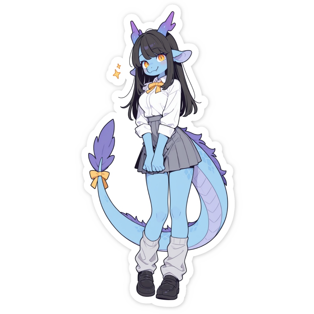 ドラゴン生徒会長 スマホステッカー