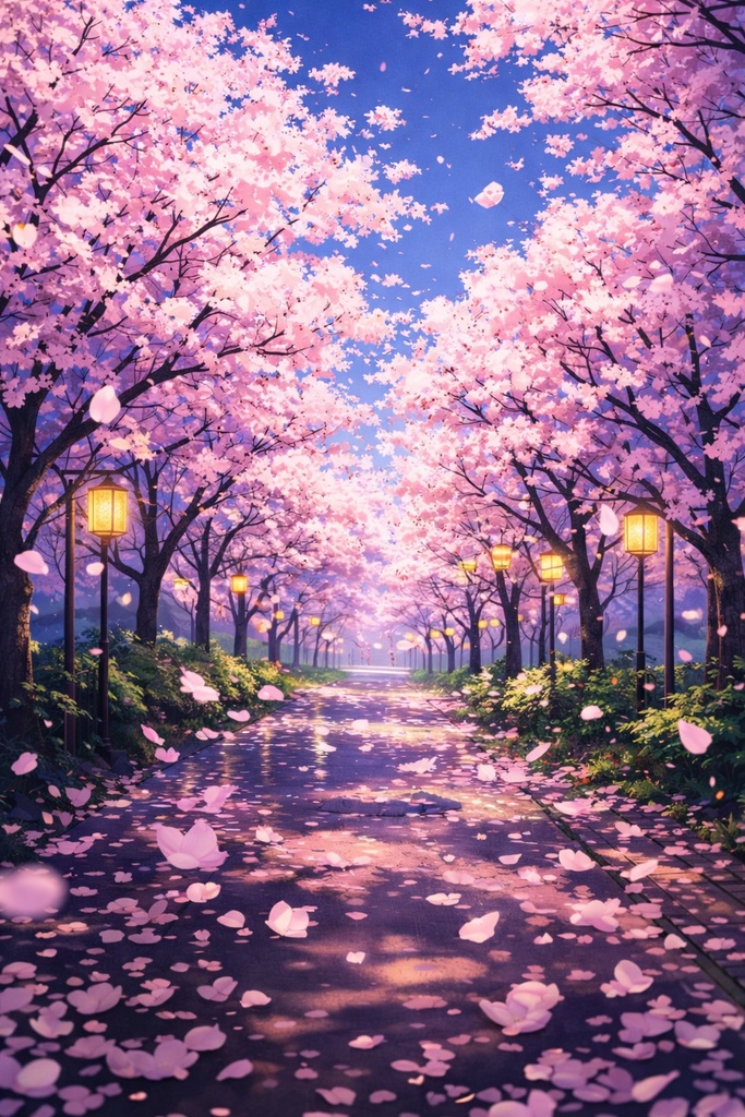 スマホ用壁紙 桜