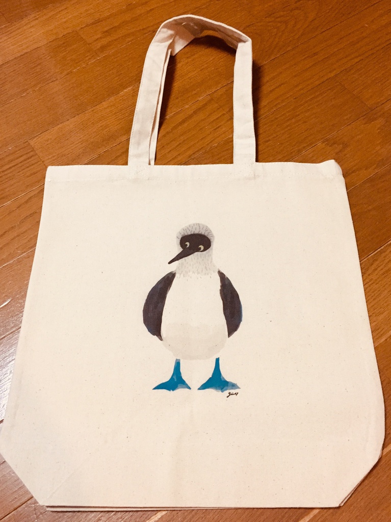 アオアシカツオドリくんのトートバッグ