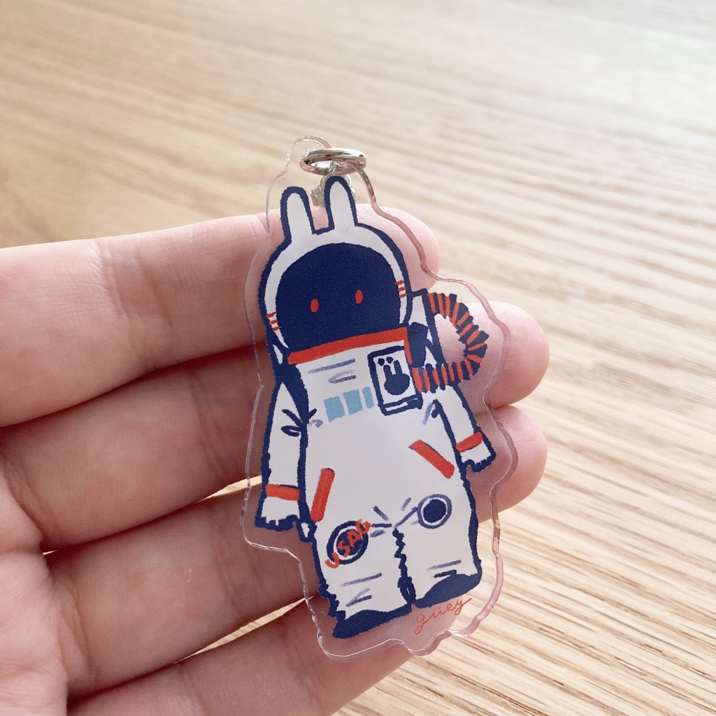 うさぎの宇宙飛行士