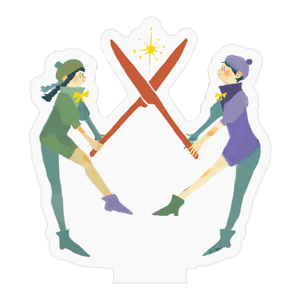 『カトラリーたちのダンス』ツインナイフ