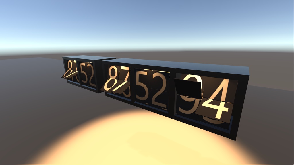 Split Flap Clock