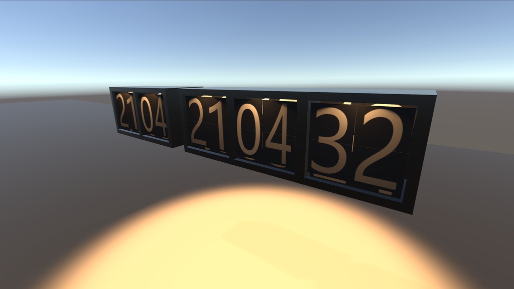 Split Flap Clock