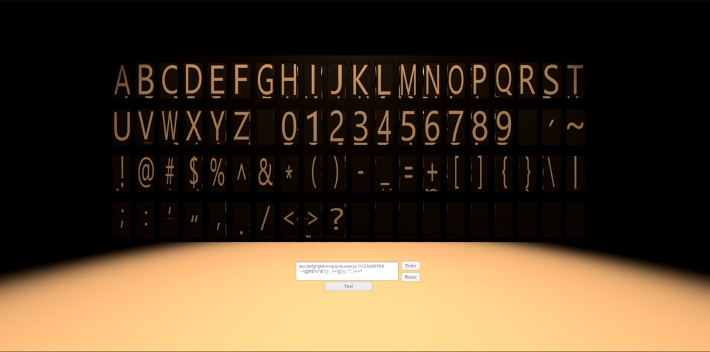 Split Flap Display