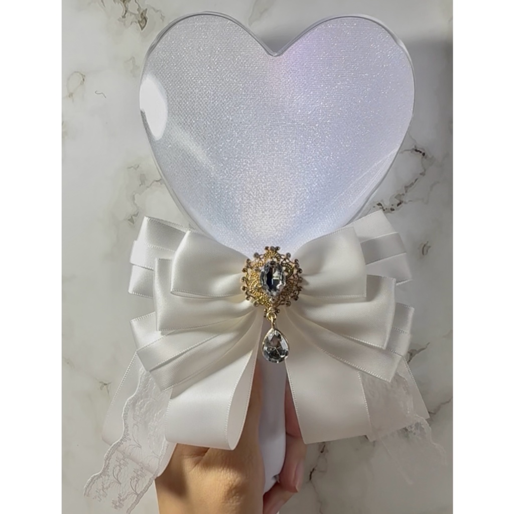 \選べる全20色Ver.ホワイト/キンブレリボン・ペンライトリボン