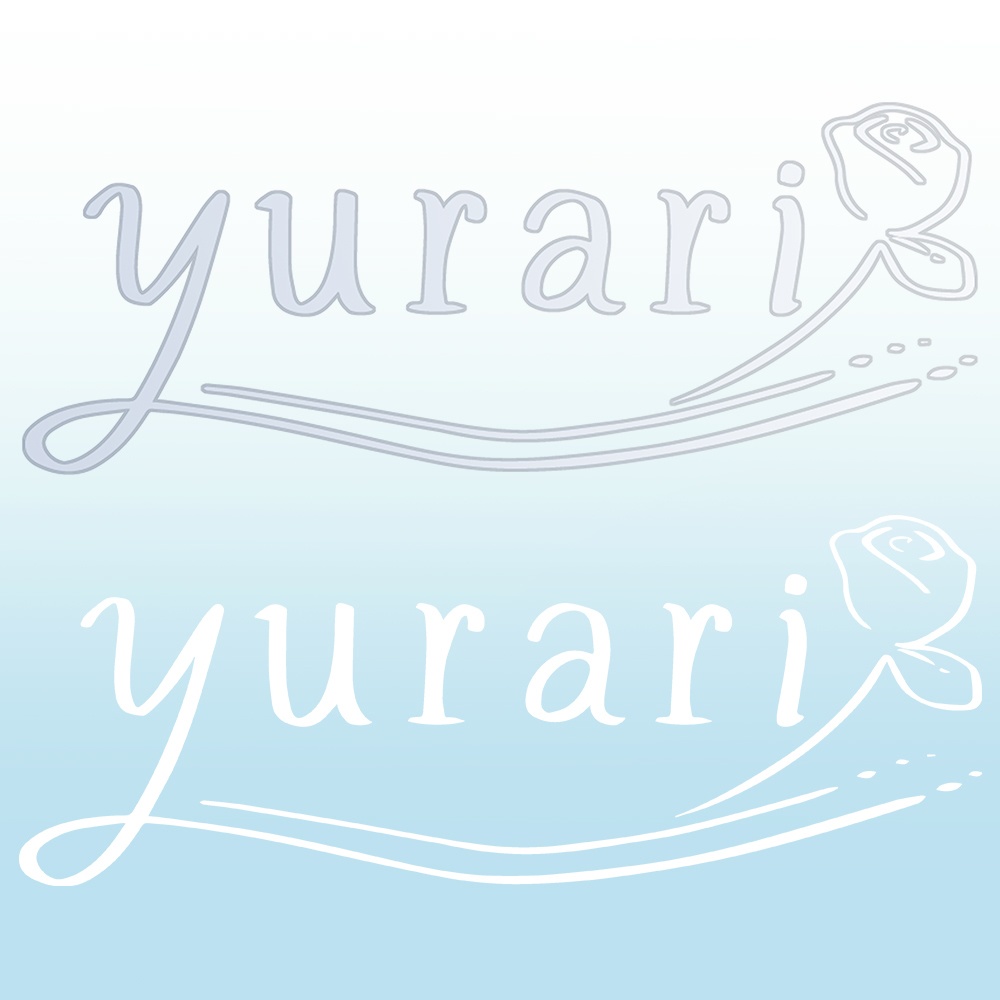 yurariロゴアクリルキーホルダー