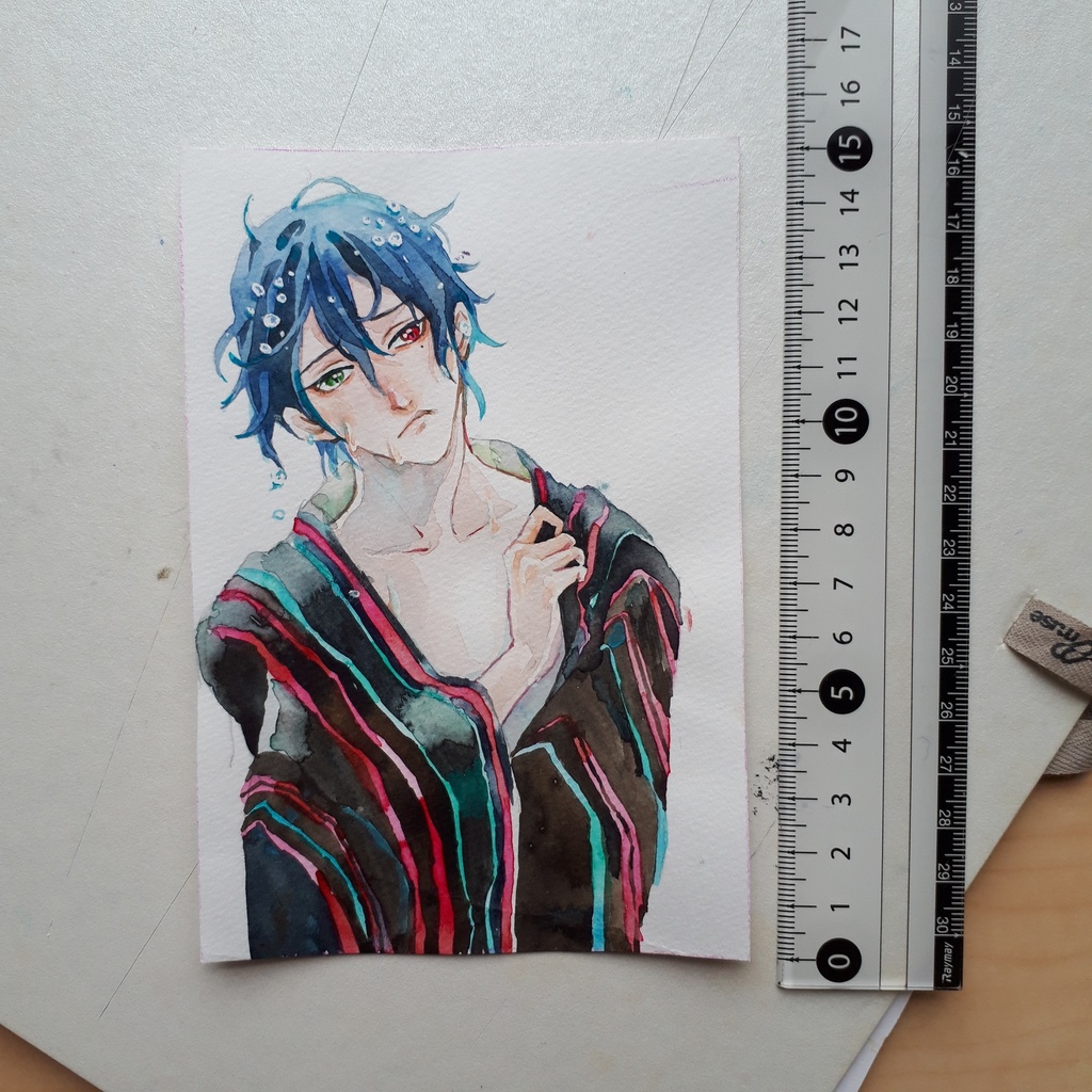 一郎２水彩イラスト