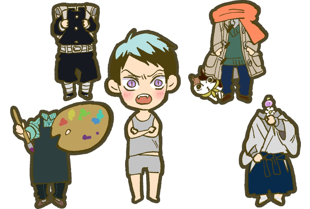 DL　3頭身　着せ替えセット