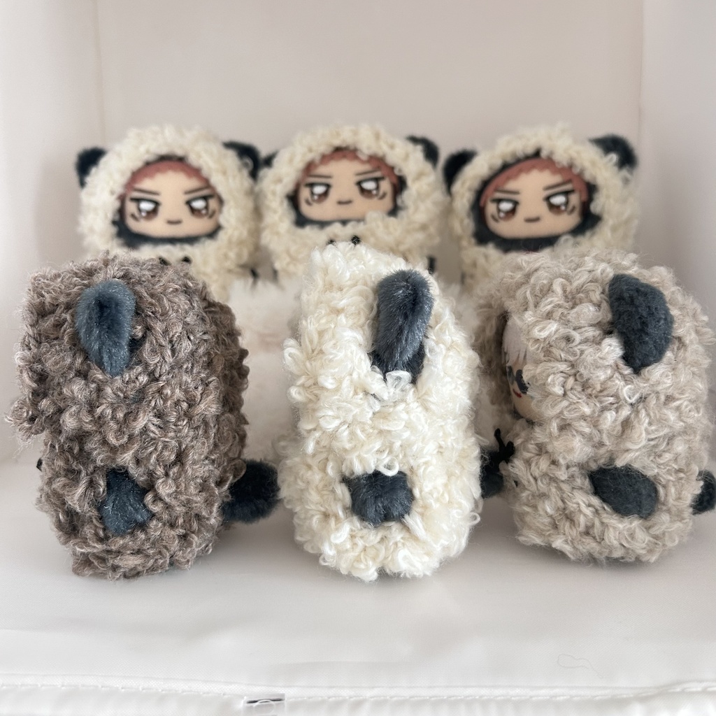 ぬい服 ちみけも マスコット ひつじの着ぐるみ