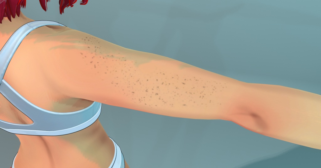 Body freckles for Lasyusha