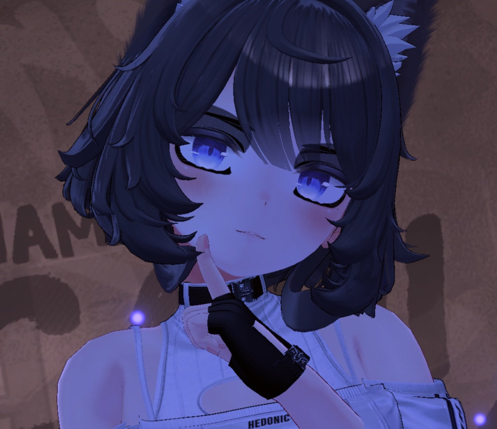 Dark eye makeup for 8 avatars