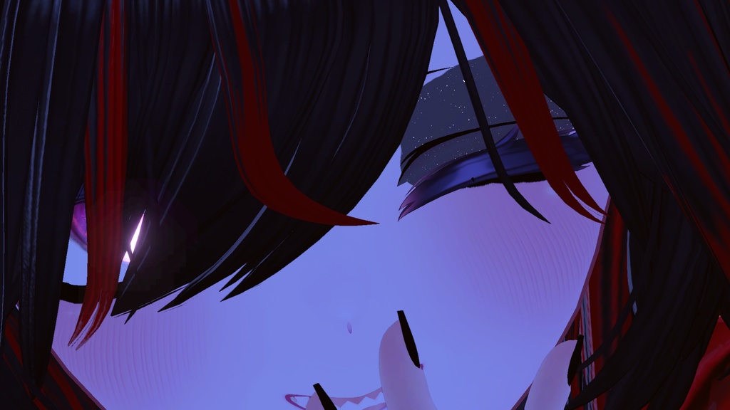 Dark eye makeup for 8 avatars