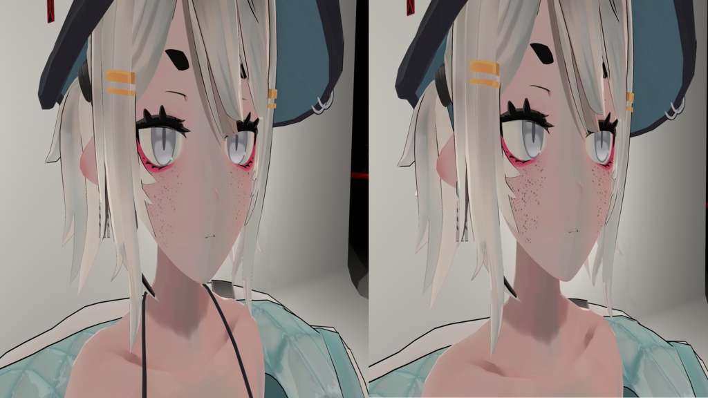 Cheek freckles for 18 avatars
