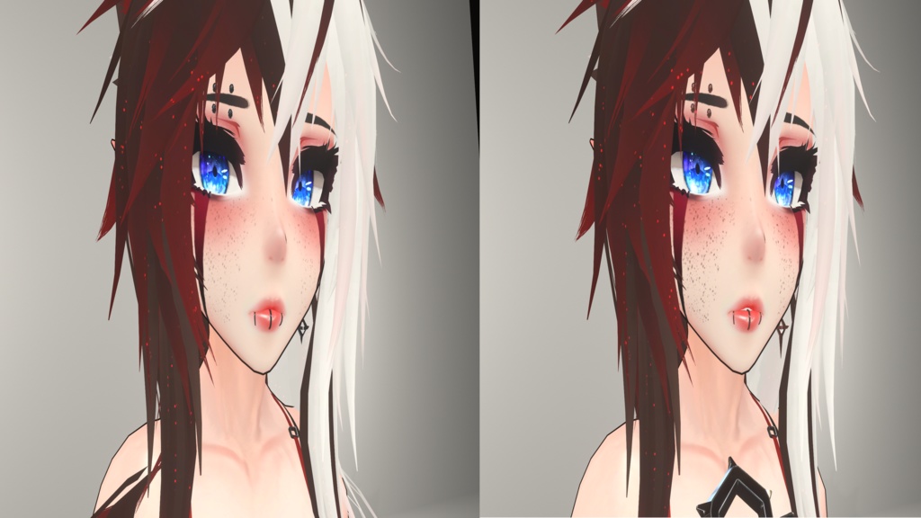 Cheek freckles for 18 avatars