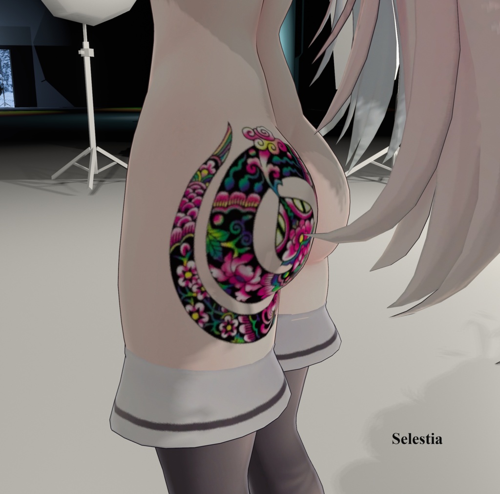 Snake hip tattoo for 13 Avatars