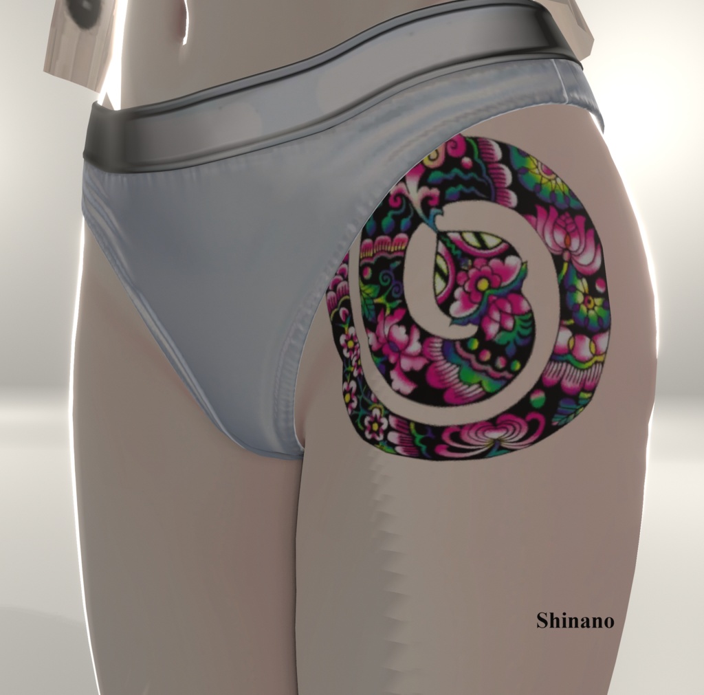 Snake hip tattoo for 13 Avatars