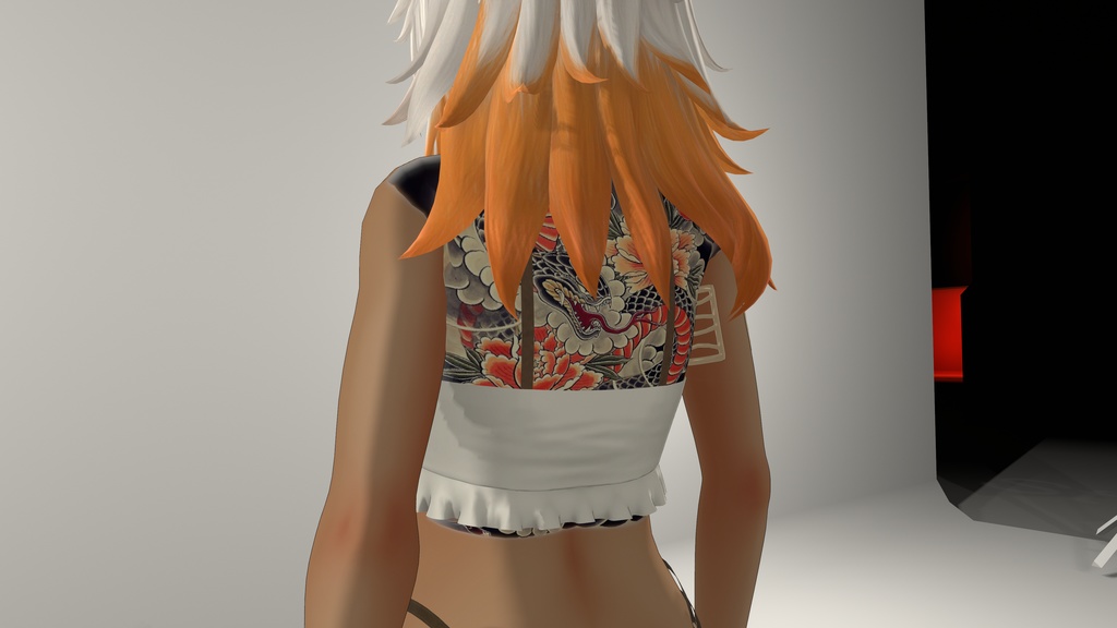 Snake back tattoo for 16 avatars