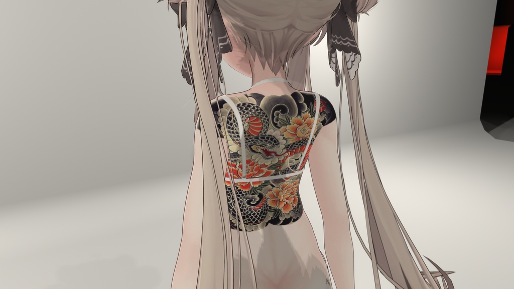 Snake back tattoo for 16 avatars