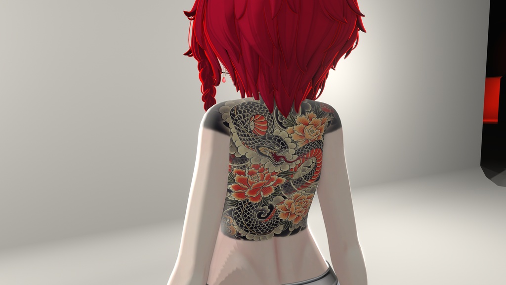 Snake back tattoo for 16 avatars