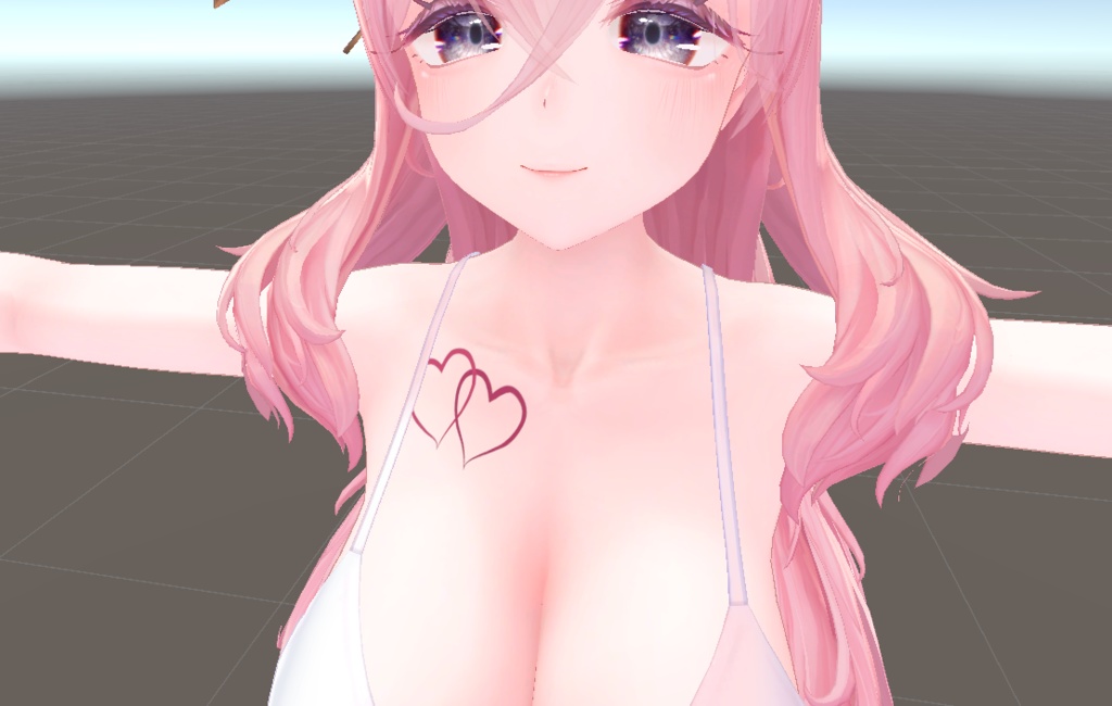 Overlapping hearts collarbone tattoo for 15 avatars