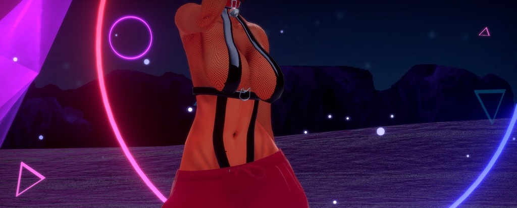 Fishnet croptop for 18 avatars
