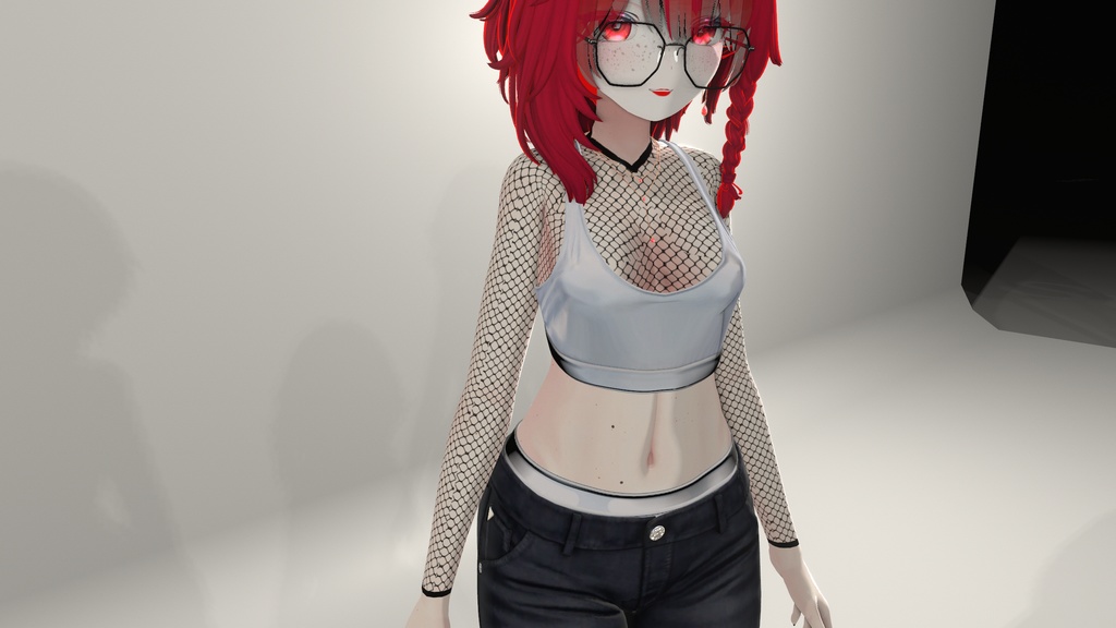 Fishnet croptop for 20 avatars